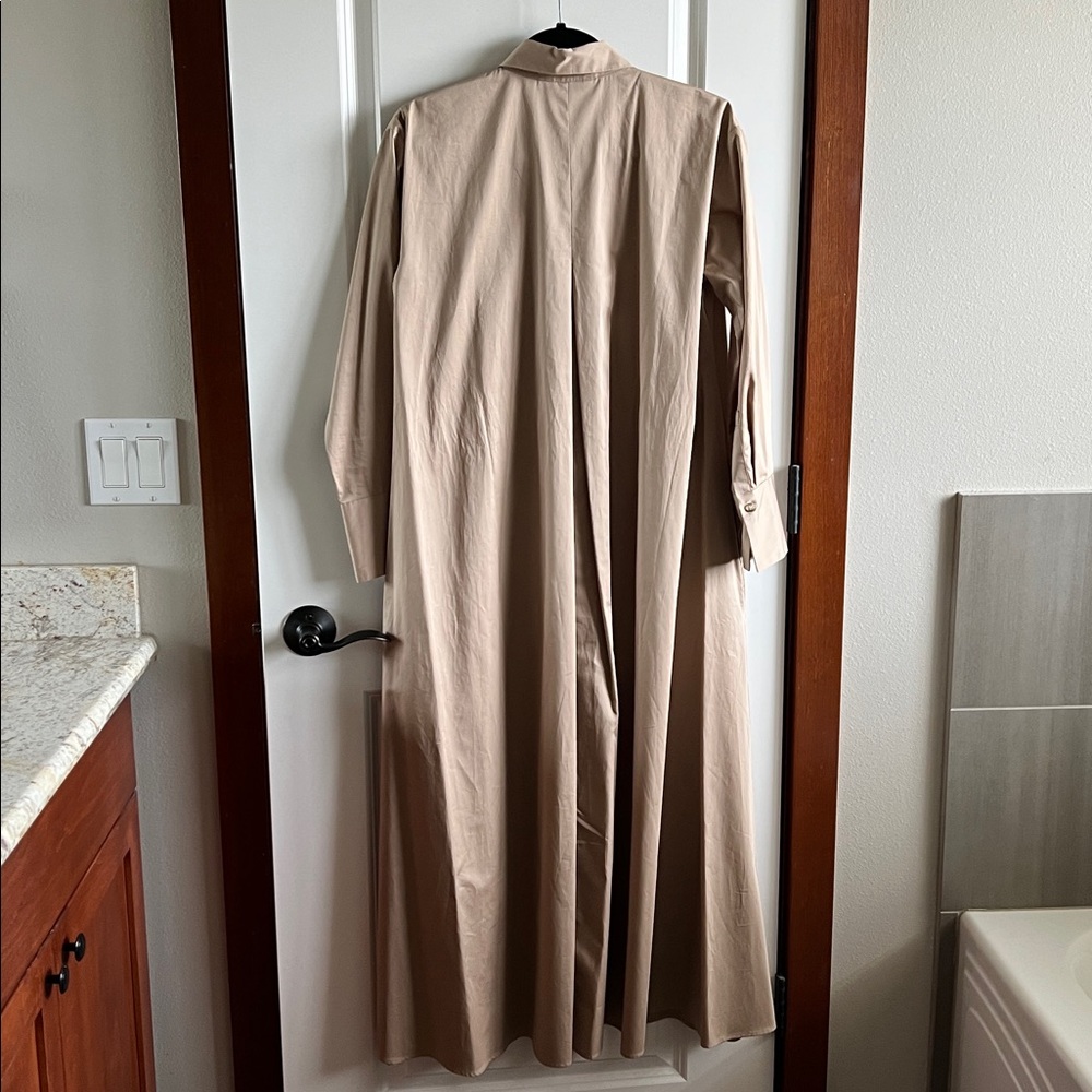 Massimo Dutti Beige Long dress - Picture 5 of 17
